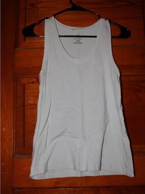 Banana Republic White Scoop Neck Tank Top